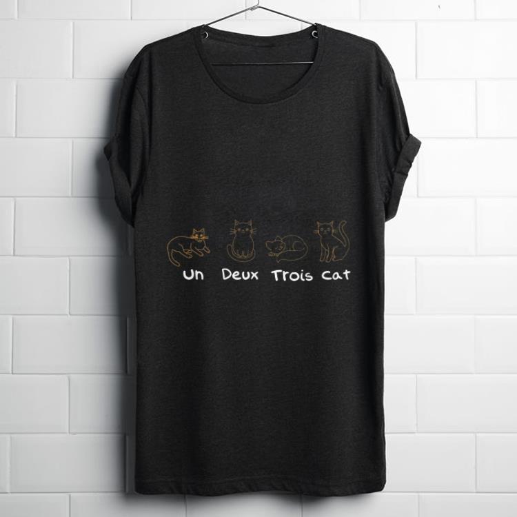 Top Un Deux Trois Cat French Teacher Cats Lover shirt