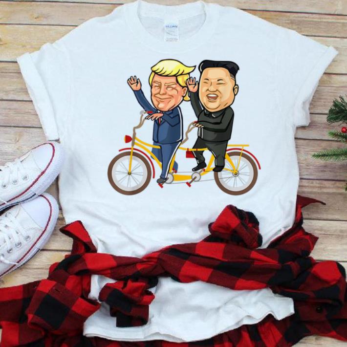Trump and Kim Jong Un On The Couple Bicycle