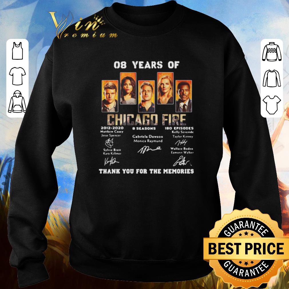 Awesome 08 years of Chicago Fire 2012-2020 thank you for the memories shirt 5 Awesome 08 years of Chicago Fire 2012-2020 thank you for the memories shirt