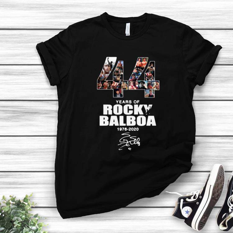 Awesome 44 Years Of Rocky Balboa 1976-2020 signature shirt