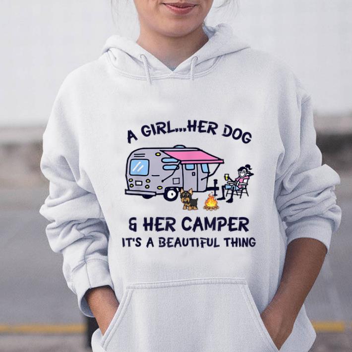 Awesome A Girl Her Dog And Her Camper It's A Beautiful Thing shirt 2 Awesome A Girl Her Dog And Her Camper It's A Beautiful Thing shirt 3