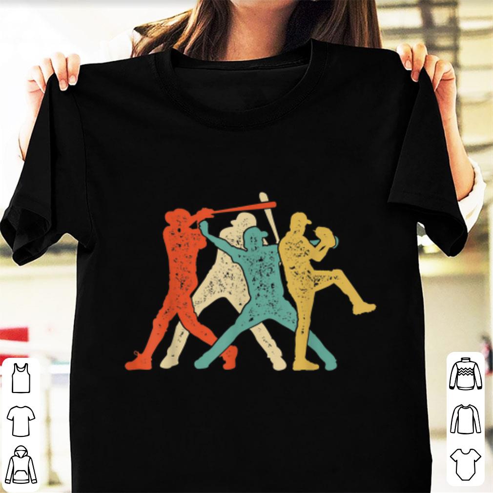 Awesome Baseball Retro Vintage Catcher Pitcher shirt