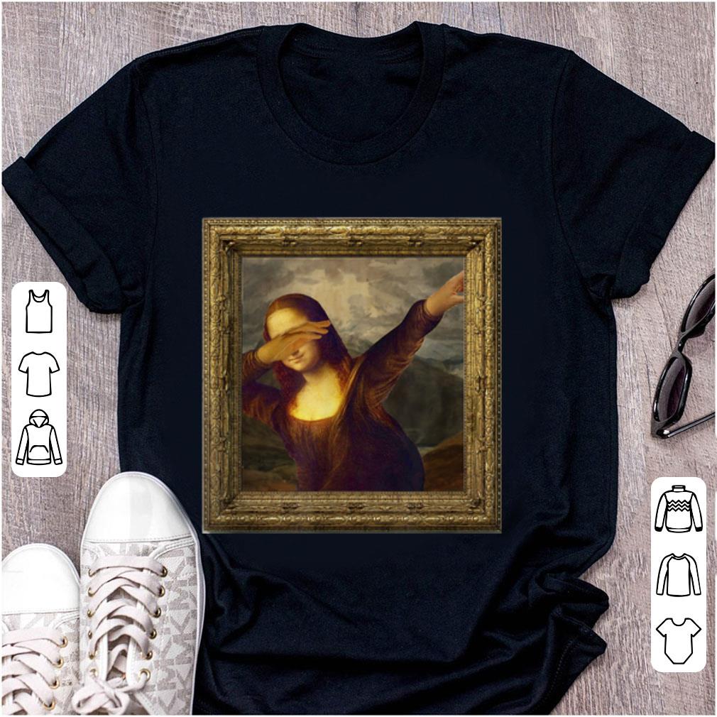 Awesome Dabbing Mona Lisa Painting shirt