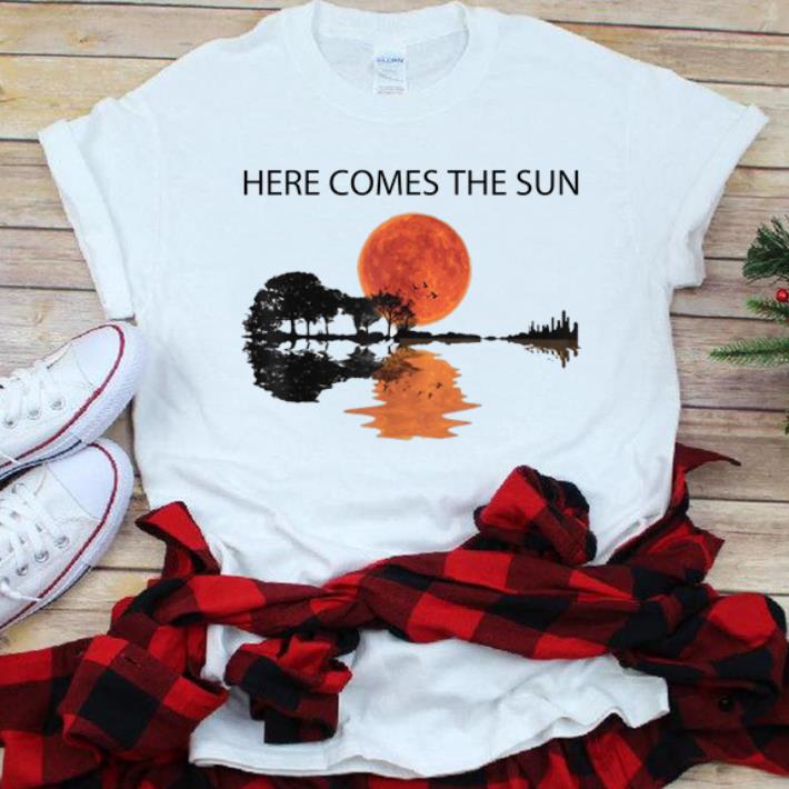Awesome Here Comes The Sun Guitar Lake shirt