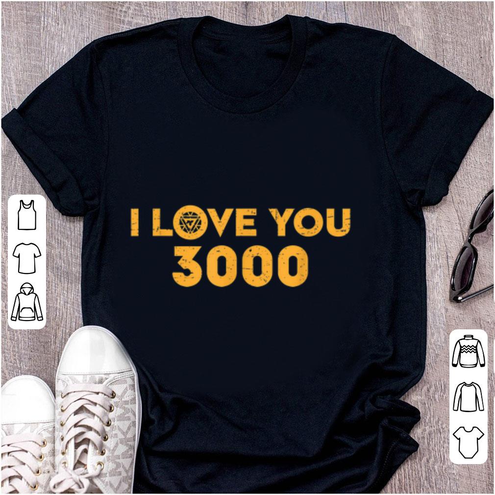 Awesome Marvel Avengers Endgame Iron Man I Love You 3000 shirt