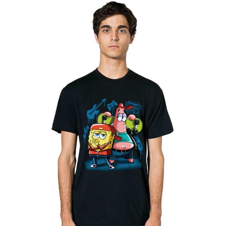 Awesome Punk Rock Spongebob With Patrick Star Pullover Street Style ...