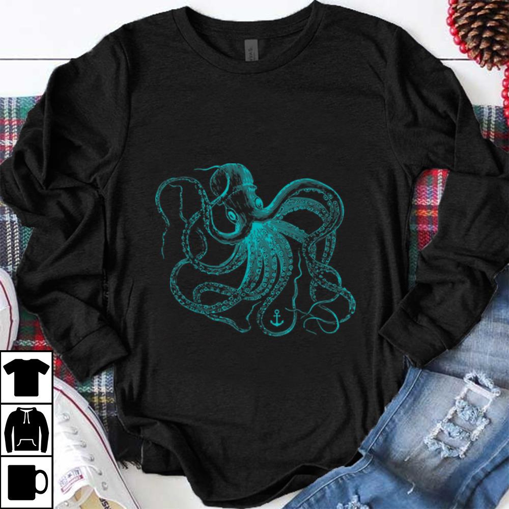 Awesome Vintage Octopus Ocean Sea Life Cool Animals shirt