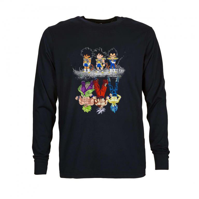 Baby Broly Son Goku Vegeta reflection water mirror Super Saiyans shirt Baby Broly Son Goku Vegeta reflection water mirror Super Saiyans shirt