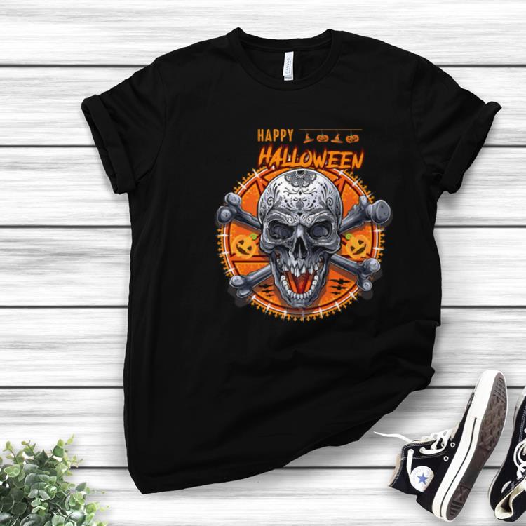 Beautiful Happy Halloween Skull shirt