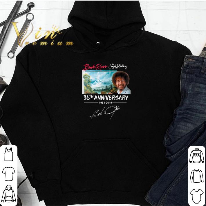 Bob Ross The Joy of Painting 36th Anniversary signature shirt 5 Bob Ross The Joy of Painting 36th Anniversary signature shirt