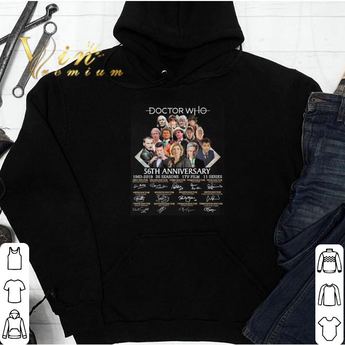 Doctor Who 56th anniversary 1963-2019 signatures shirt 5 Doctor Who 56th anniversary 1963-2019 signatures shirt