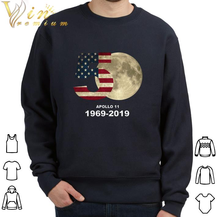 Funny 50 Years Apollo 11 1969-2019 shirt