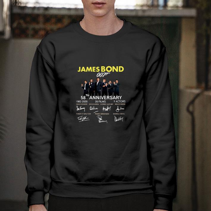 Funny 58th Anniversary James Bond 007 1962-2020 signatures.png
