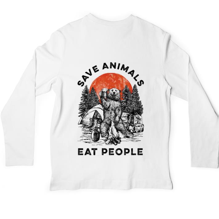 Funny Camping bear save animals eat people sunset shirt 5 Funny Camping bear save animals eat people sunset shirt