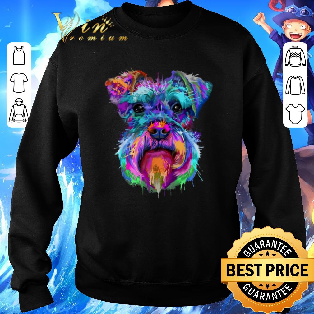 Funny Colorful Schnauzer shirt