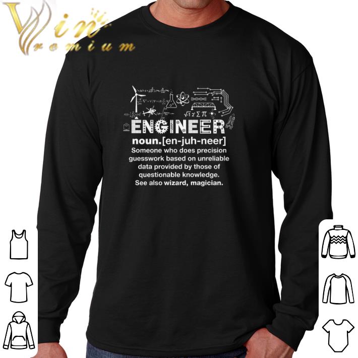 Funny Engineer noun someone who does precision guesswork shirt 5 Funny Engineer noun someone who does precision guesswork shirt