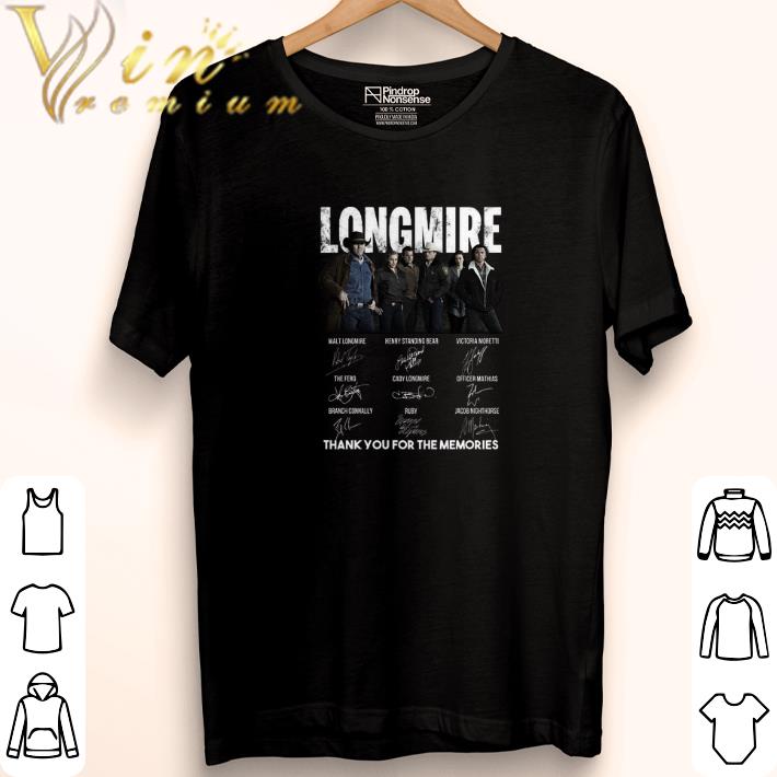 Funny Longmire signatures thank you for the memories-Recovered shirt 5 Funny Longmire signatures thank you for the memories-Recovered shirt