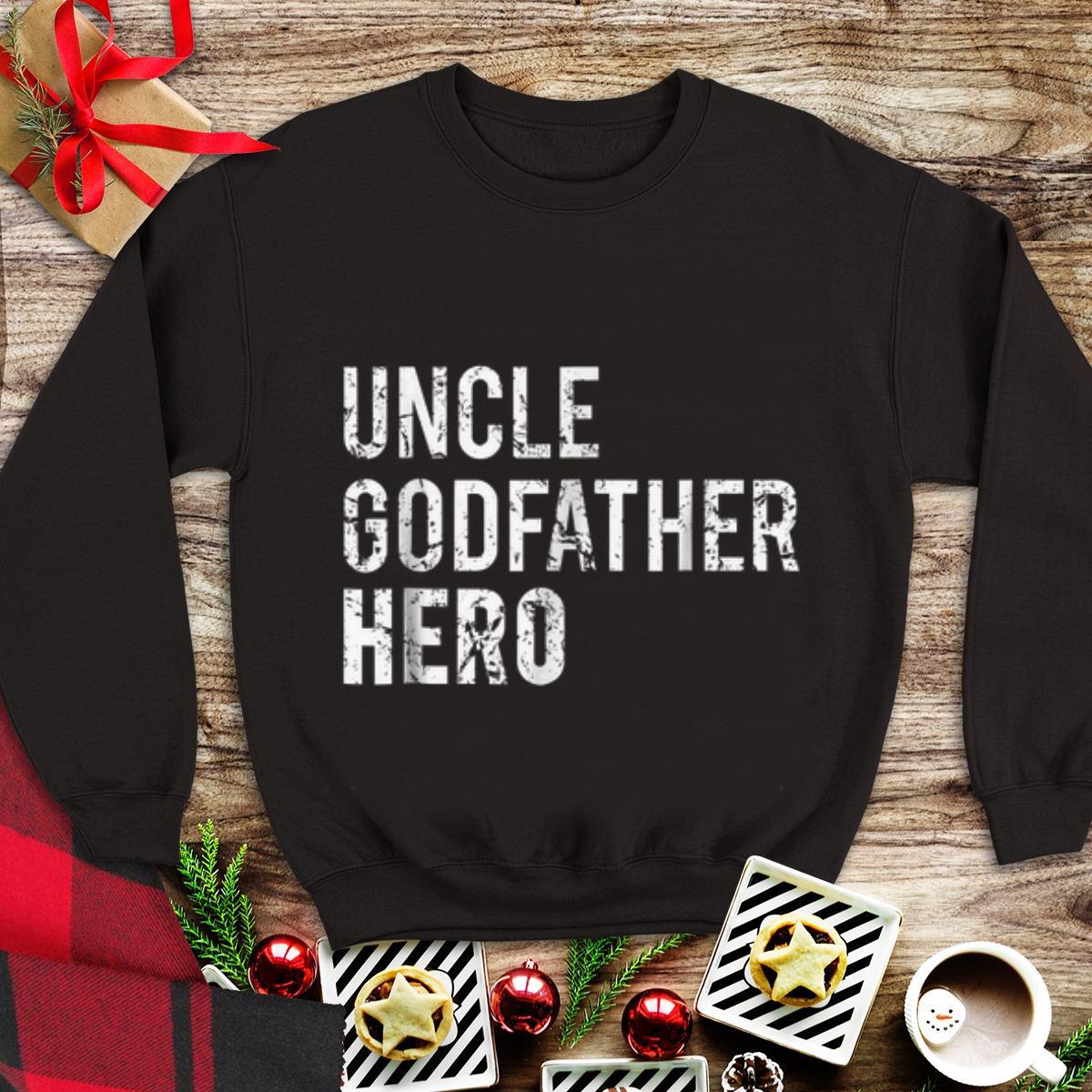 Funny Uncle Godfather Hero shirt