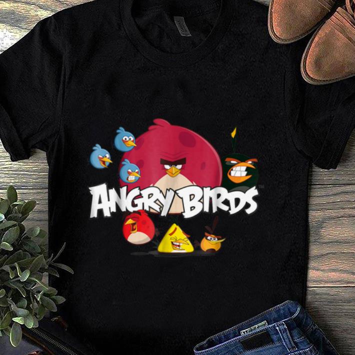 Hot Angry Birds Group Shot shirt