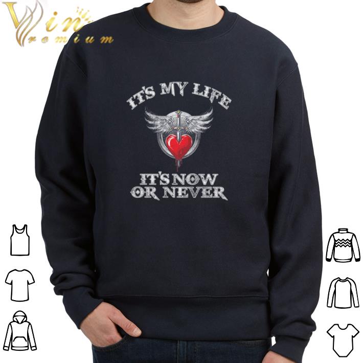 Hot Bon Jovi it's my life it's now or never shirt 5 Hot Bon Jovi it's my life it's now or never shirt