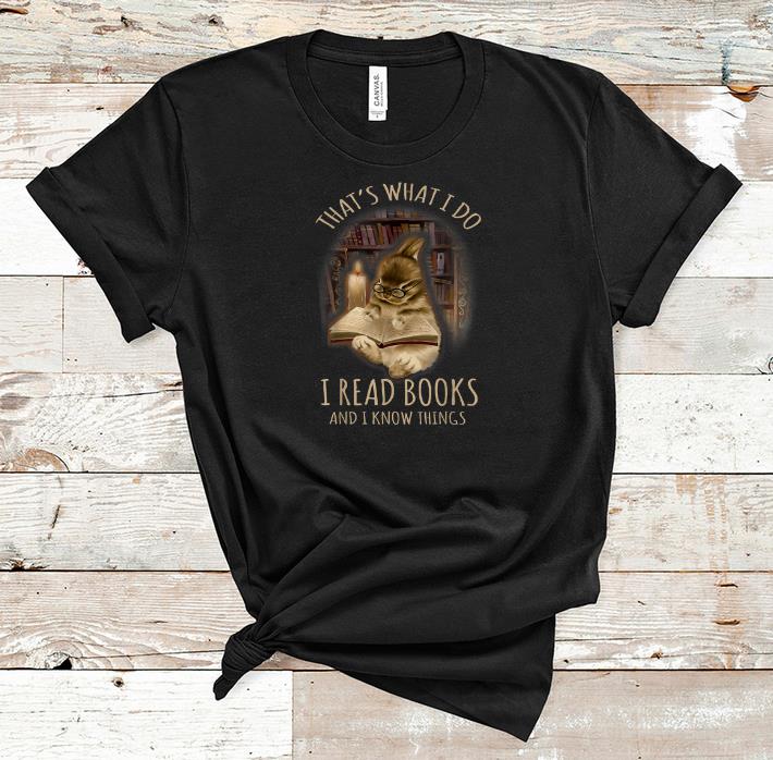Hot Bunny That's What I Do I Read Books And I Know Things shirt