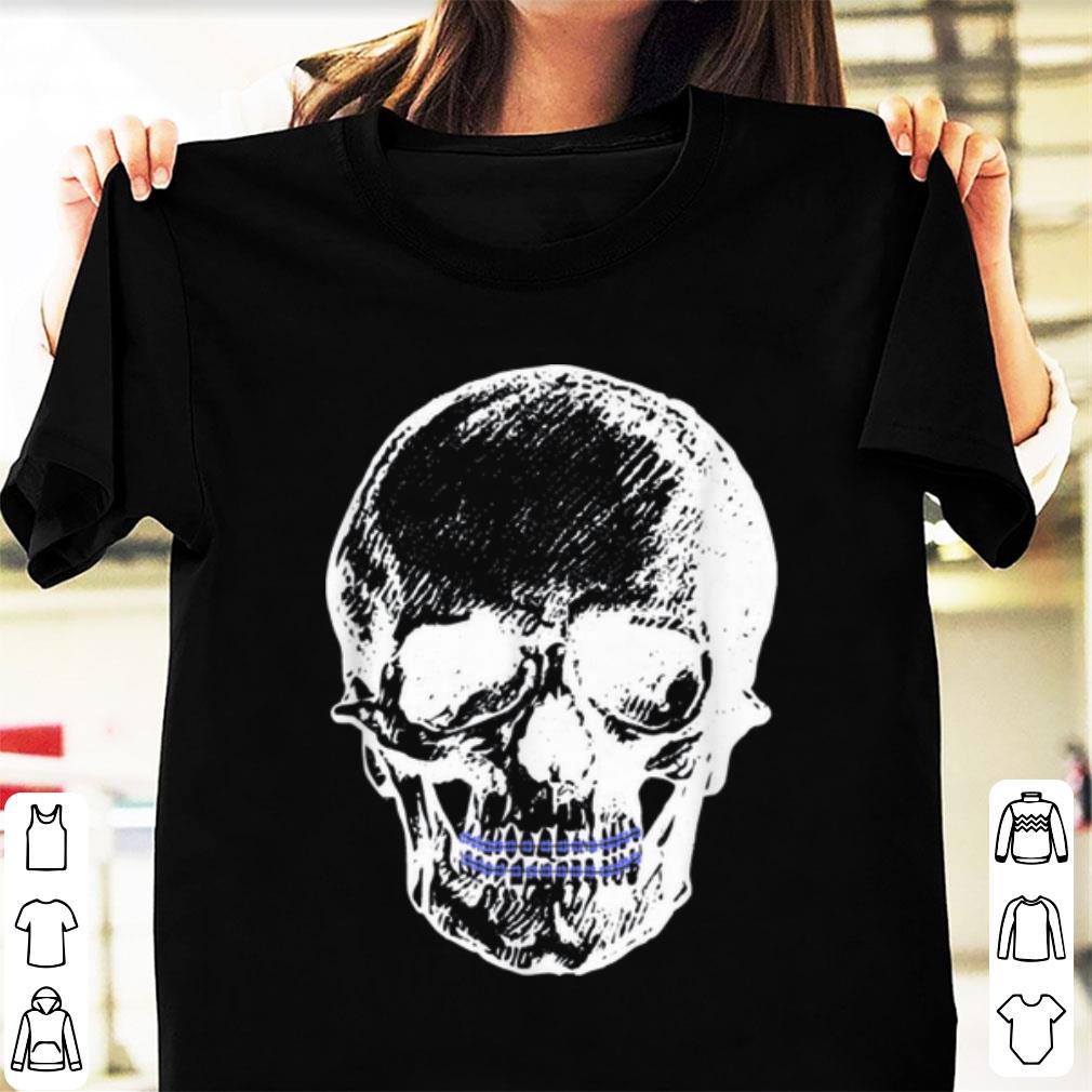Hot Creepy Skull With Braces Cool Halloween shirt