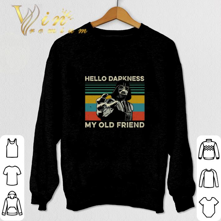 Hot Darth Vader hello darkness my old friend vintage Star Wars shirt