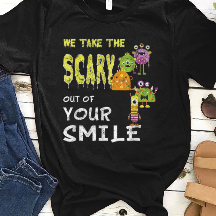 Hot Dentist Halloween Hygiene Orthodontist Cute Monsters shirt