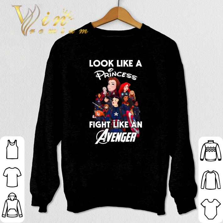Hot Disney Princess Look like a princess fight like an Avenger shirt