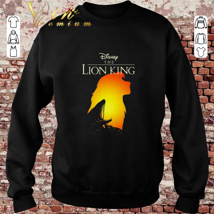 Hot Disney The Lion King Simba sunset shirt