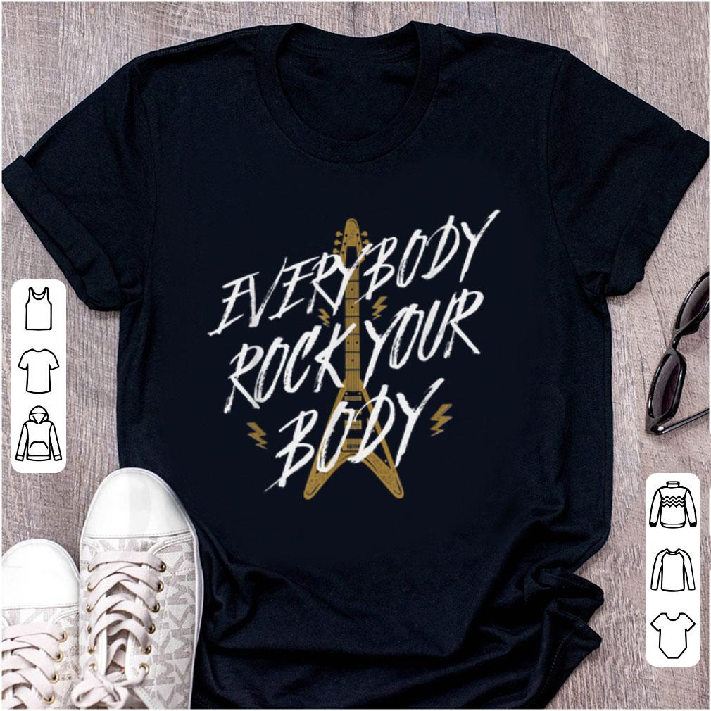 Hot Everybody Rock Your Body Guitar Electric shirt