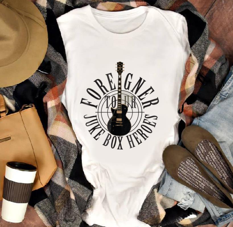  Hot Foreigner Juke Box Heroes Electric Guitar shirt