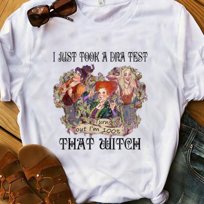 Hot I Just Took A DNA Test Turns Out I'm 100% Witch Hocus Pocus shirt