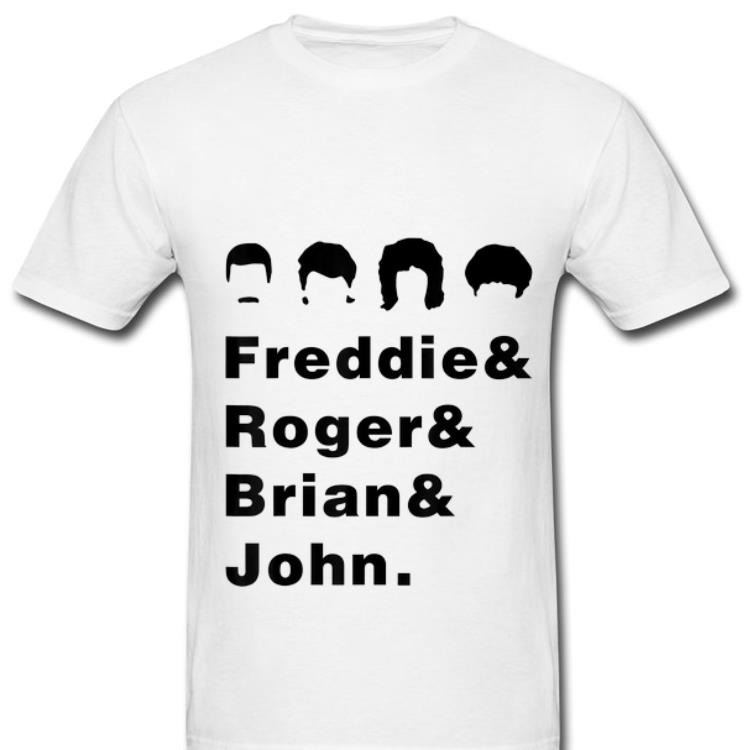 Hot Queen Freddie Roger Brian And John shirt