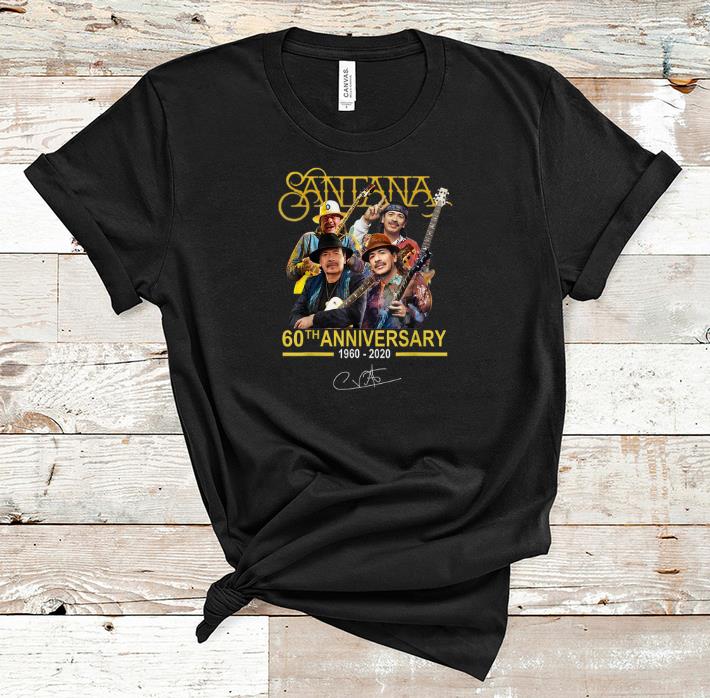 Hot Santana 60th Anniversary 1960 2020 Signature shirt