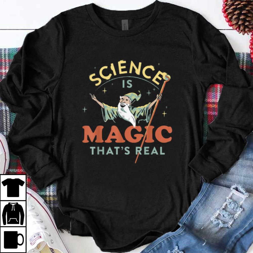 Hot Science Is Magic That's Real Science Halloween Gift shirt