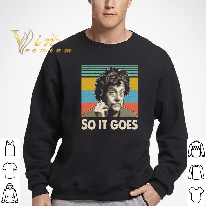 Hot Vintage Kurt Vonnegut So it goes shirt 5 Hot Vintage Kurt Vonnegut So it goes shirt