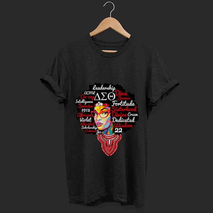  Nice Delta DST Sorority Natural Hair Diva Sigma Theta Paraphernalia shirt