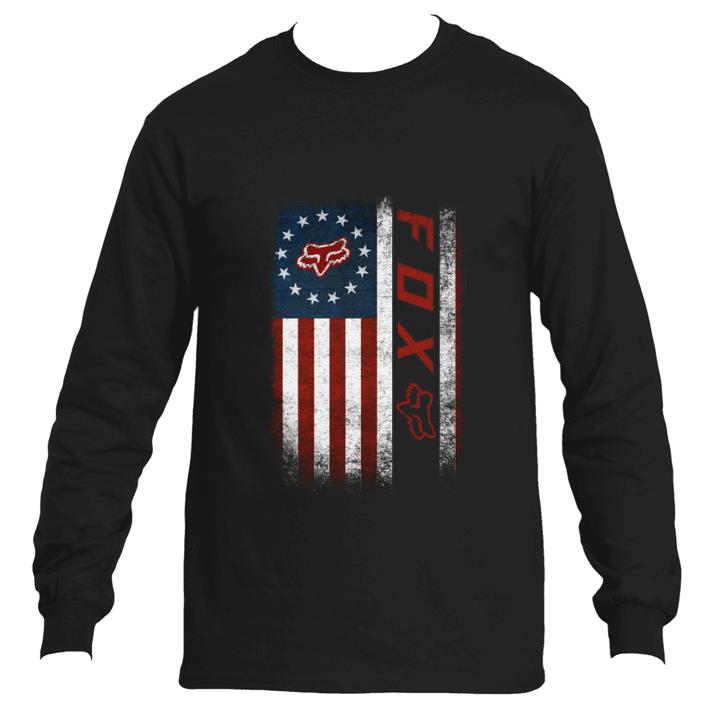 Nice Fox Racing Betsy Ross flag shirt