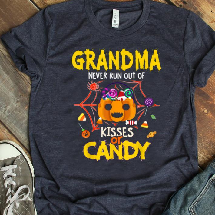 Nice Grandma Never Runs Out Of Kisses Or Candy Halloween shirt