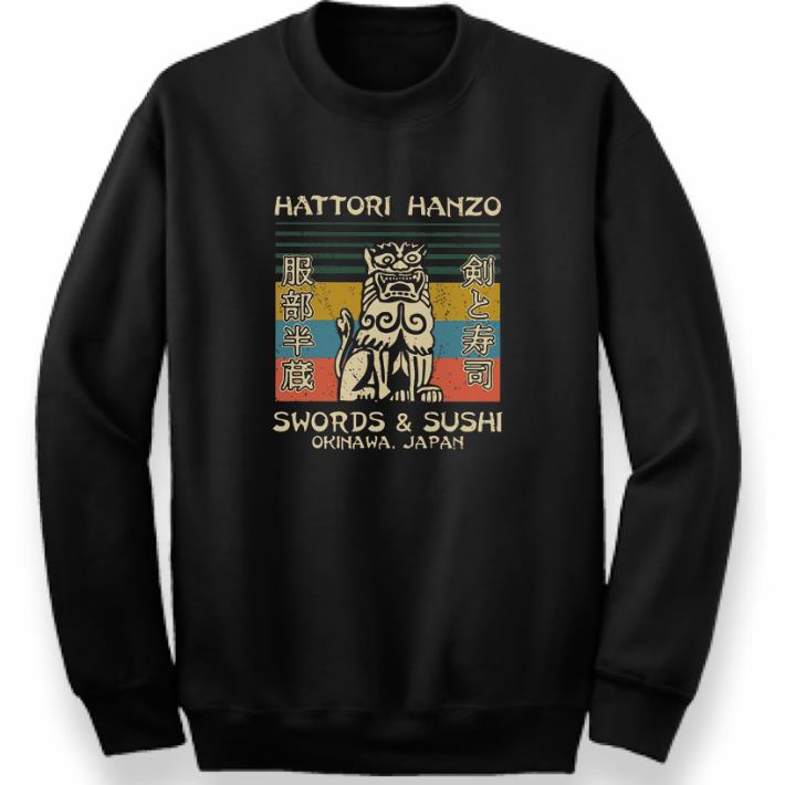 Nice Hattori Hanzo Swords & Sushi Okinawa Japan vintage shirt