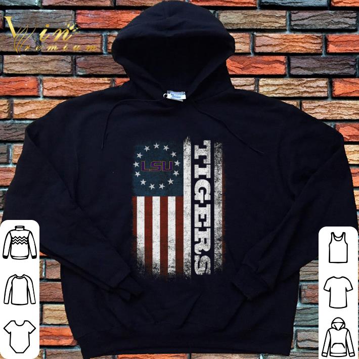 Nice LSU Tigers Betsy Ross flag shirt