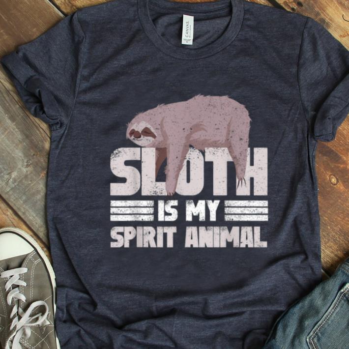 Nice Sloth Is My Spirit Animal Lazy Sleepy Napping Cute shirt