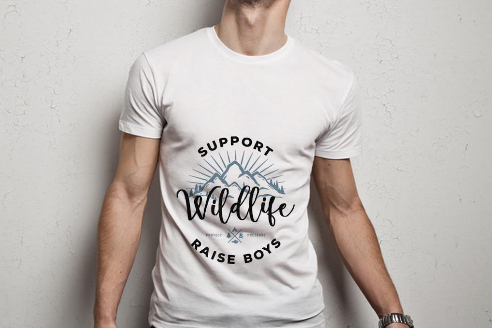  Nice Support Wildlife Raise boys shirt