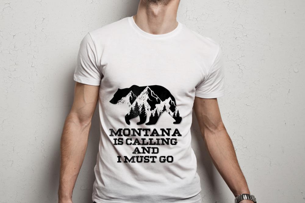  Offcical Montana Is Calling And I Must Go Bear And Mountains shirt