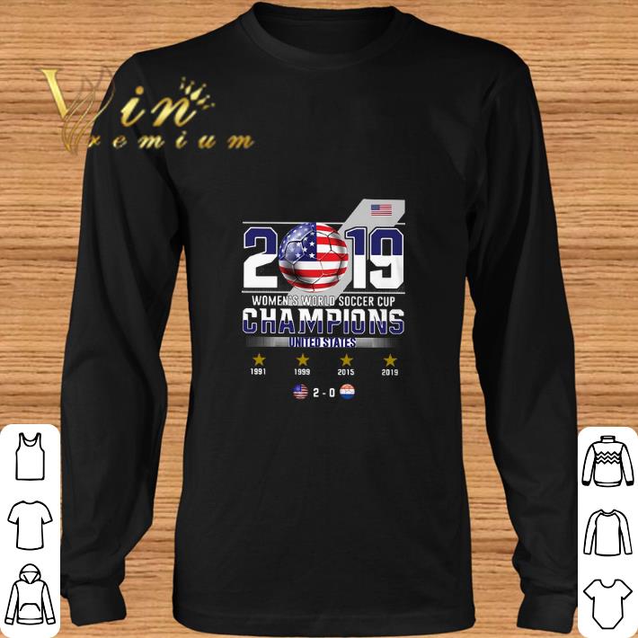 Official 2019 Women's World Soccer Cup Champions United States shirt 5 Official 2019 Women's World Soccer Cup Champions United States shirt