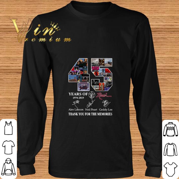 Official 45 Years of Rush 1974-2019 signature thank you for the memories shirt 5 Official 45 Years of Rush 1974-2019 signature thank you for the memories shirt