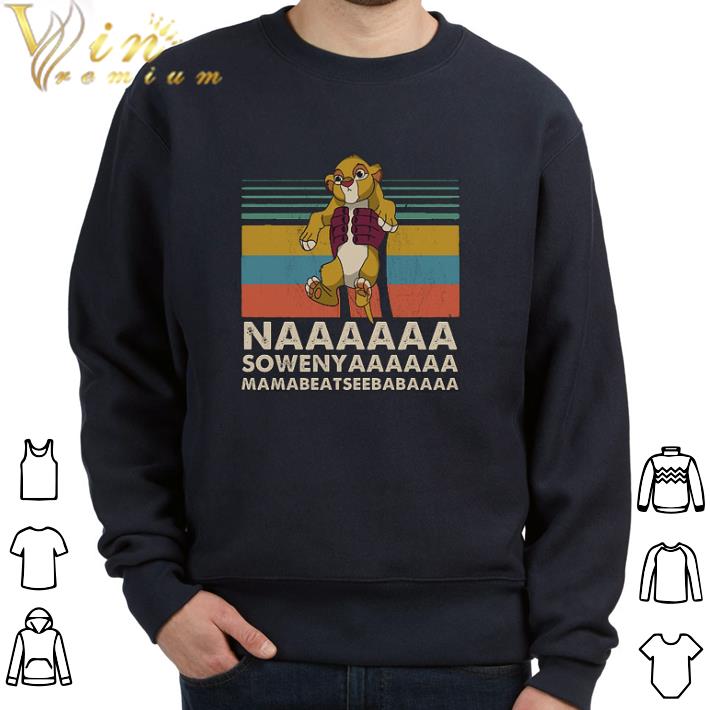Official Baby simba baaa sowenya mamabeatsebabah vintage shirt