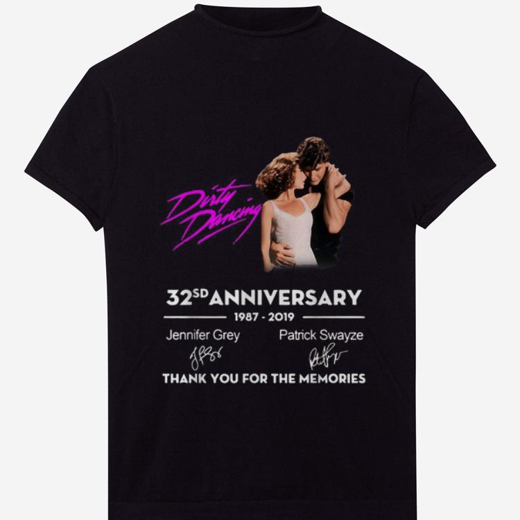 Official Dirty Dancing 32 Anniversary Thank You For The Memories Signature shirt