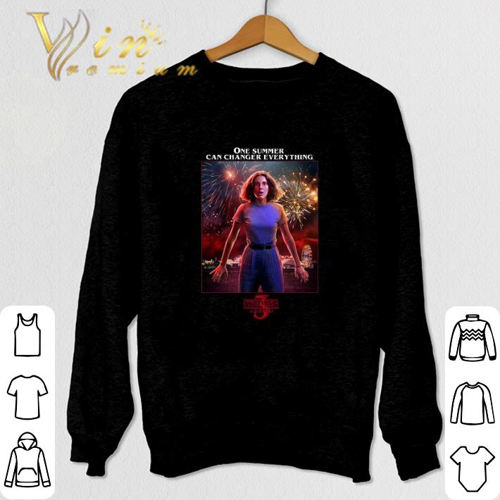 Official Eleven One Summer Can Change Everything Stranger Things 3 shirt 5 Official Eleven One Summer Can Change Everything Stranger Things 3 shirt